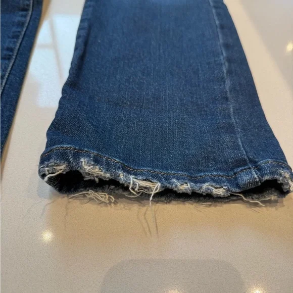 🆕 Good American Good Legs Dark Blue Straight Leg Jeans, Size 00-24
